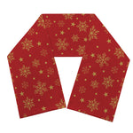 Christmas Snowflakes And Stars Print Scarf