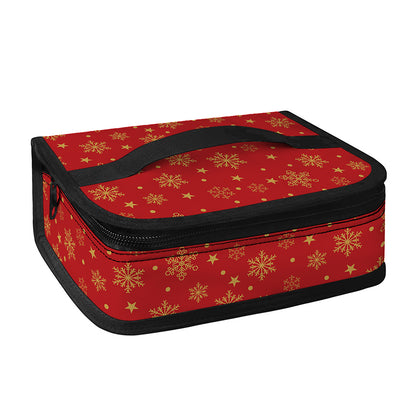 Christmas Snowflakes And Stars Print Small Lunch Bag