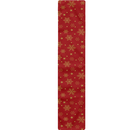 Christmas Snowflakes And Stars Print Table Runner