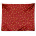 Christmas Snowflakes And Stars Print Tapestry