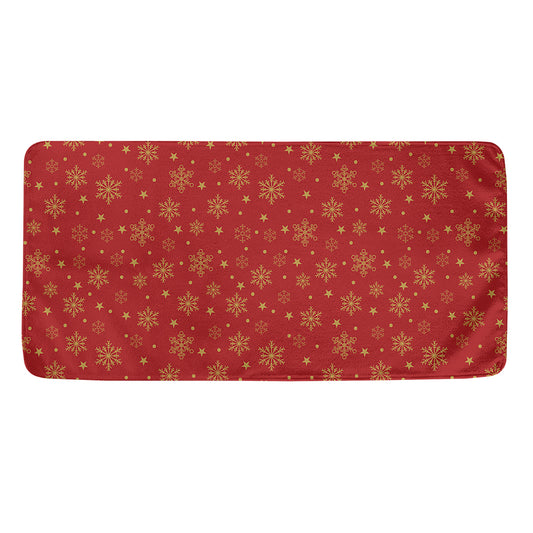 Christmas Snowflakes And Stars Print Towel