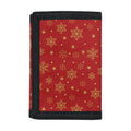 Christmas Snowflakes And Stars Print Trifold Wallet