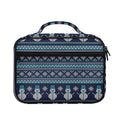 Christmas Snowman Knitted Pattern Print Briefcase Bible Bag