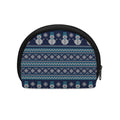 Christmas Snowman Knitted Pattern Print Coin Purse