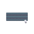 Christmas Snowman Knitted Pattern Print Extended Mouse Pad