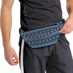 Christmas Snowman Knitted Pattern Print Fanny Pack
