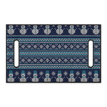 Christmas Snowman Knitted Pattern Print Golf Cart Seat Cover