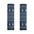 Christmas Snowman Knitted Pattern Print Handle Covers