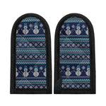 Christmas Snowman Knitted Pattern Print Skillet Handle Cover