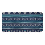 Christmas Snowman Knitted Pattern Print Towel