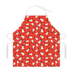 Christmas Snowman Pattern Print Adjustable Apron