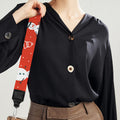 Christmas Snowman Pattern Print Bag Strap