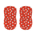 Christmas Snowman Pattern Print Bar Stool Covers