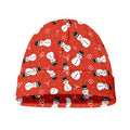 Christmas Snowman Pattern Print Beanie