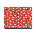Christmas Snowman Pattern Print Bifold Wallet