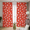 Christmas Snowman Pattern Print Dimout Pencil Pleat Curtains