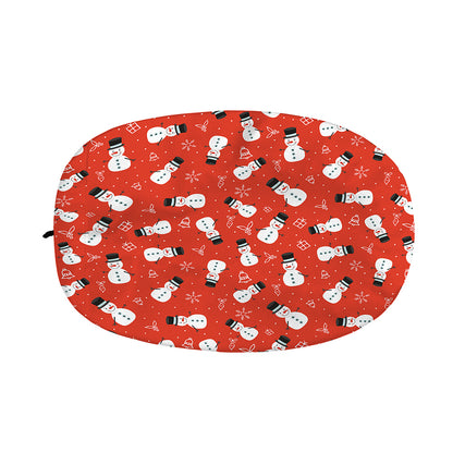 Christmas Snowman Pattern Print Car Side Mirror Covers