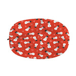 Christmas Snowman Pattern Print Car Side Mirror Covers