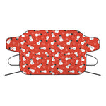 Christmas Snowman Pattern Print Car Windshield Snow Cover
