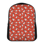 Christmas Snowman Pattern Print Casual Backpack