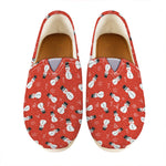 Christmas Snowman Pattern Print Casual Shoes