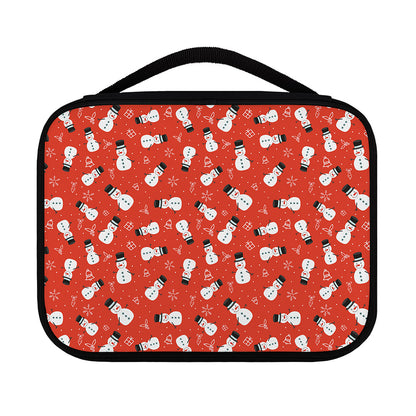 Christmas Snowman Pattern Print Classic Bible Case