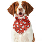 Christmas Snowman Pattern Print Dog Bandana