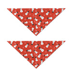 Christmas Snowman Pattern Print Dog Bandana