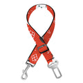 Christmas Snowman Pattern Print Dog Seat Belt