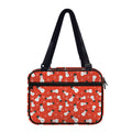 Christmas Snowman Pattern Print Double Strap Bible Bag