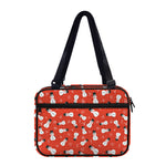 Christmas Snowman Pattern Print Double Strap Bible Bag