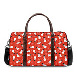 Christmas Snowman Pattern Print Duffle Bag