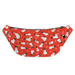 Christmas Snowman Pattern Print Fanny Pack