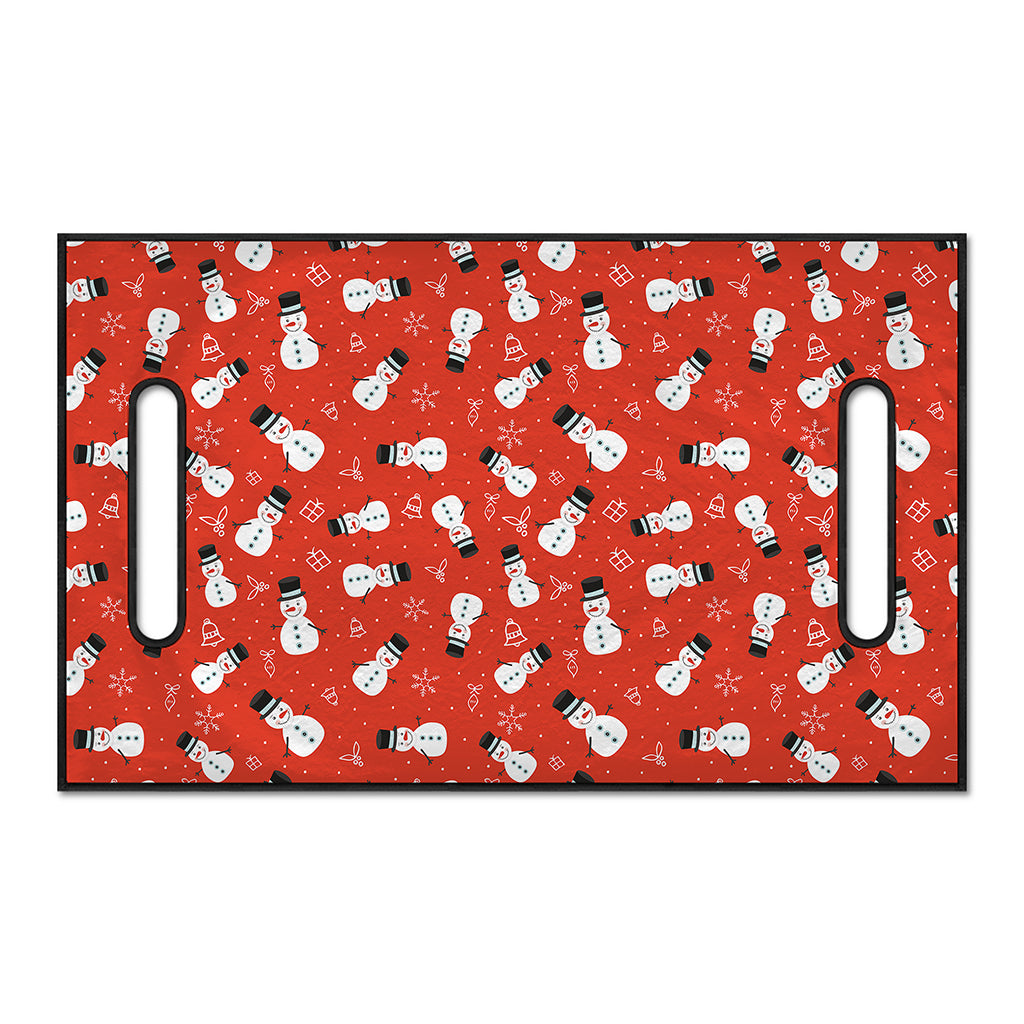 Christmas Snowman Pattern Print Golf Cart Seat Cover