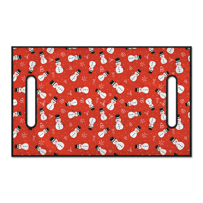 Christmas Snowman Pattern Print Golf Cart Seat Cover