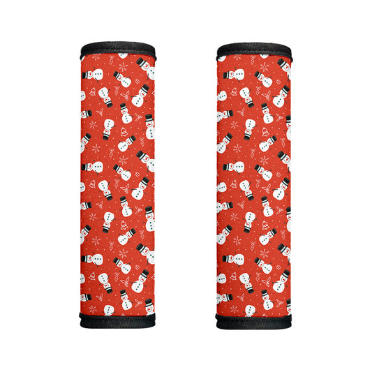 Christmas Snowman Pattern Print Handle Covers