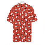 Christmas Snowman Pattern Print Hawaiian Shirt