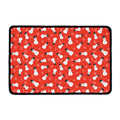 Christmas Snowman Pattern Print Kitchen Mat