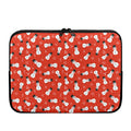 Christmas Snowman Pattern Print Laptop Sleeve
