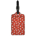 Christmas Snowman Pattern Print Luggage Tag
