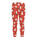 Christmas Snowman Pattern Print Men's Leggings