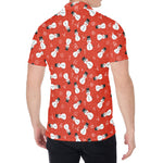 Christmas Snowman Pattern Print Men's Shirt