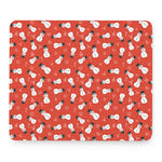 Christmas Snowman Pattern Print Mouse Pad