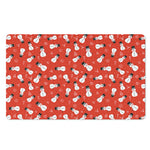 Christmas Snowman Pattern Print Polyester Doormat