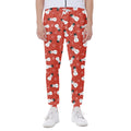 Christmas Snowman Pattern Print Joggers