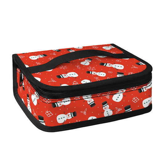 Christmas Snowman Pattern Print Small Lunch Bag
