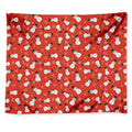 Christmas Snowman Pattern Print Tapestry