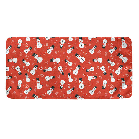 Christmas Snowman Pattern Print Towel