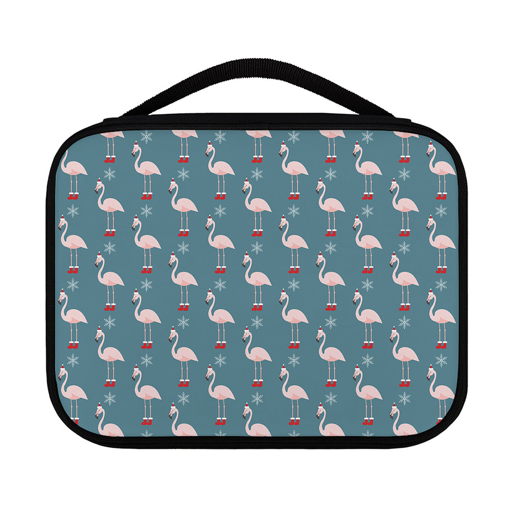 Christmas Snowy Flamingo Pattern Print Classic Bible Case
