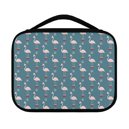 Christmas Snowy Flamingo Pattern Print Classic Bible Case